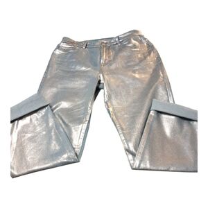 A.N.A. High Rise Straight Cut Silver Washed Jeans, Size 10, NWT